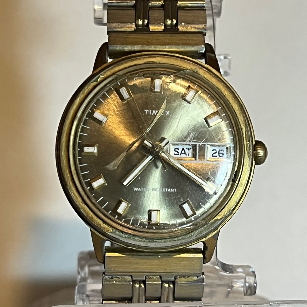 Vintage timex automatic day date needs service
